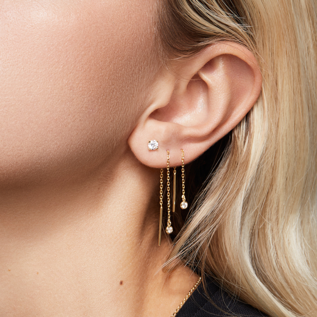 Boucles d'oreilles chaîne