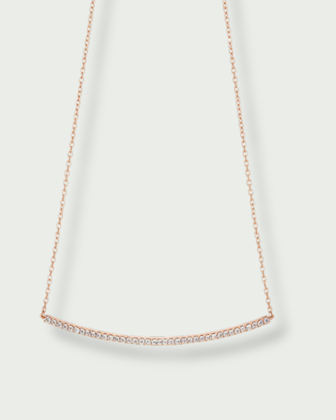 Collier courbe - ROSE