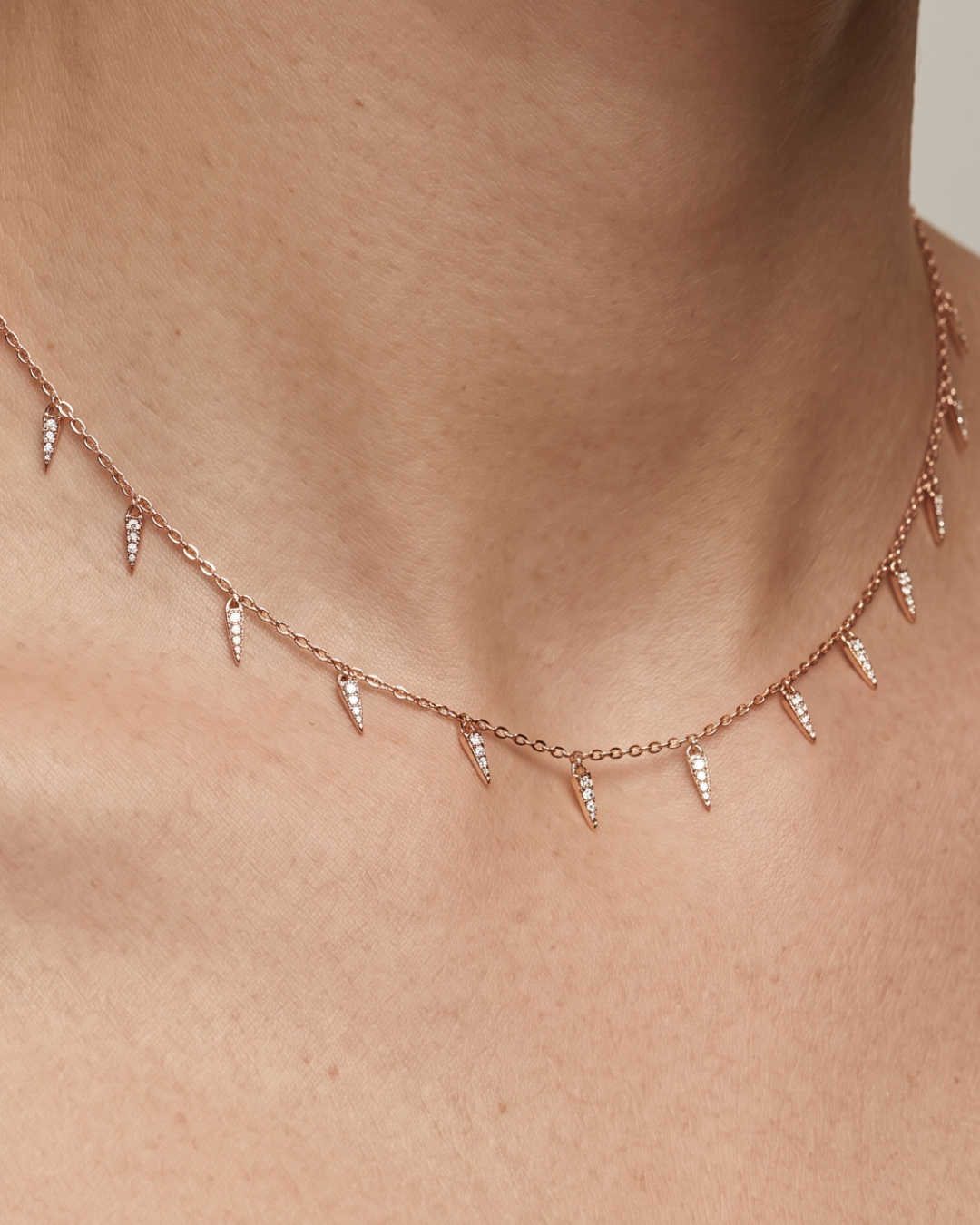 Collier cascade - ROSE