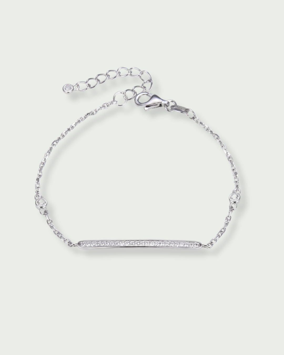 Bracelet barrette Intemporel - BLANC