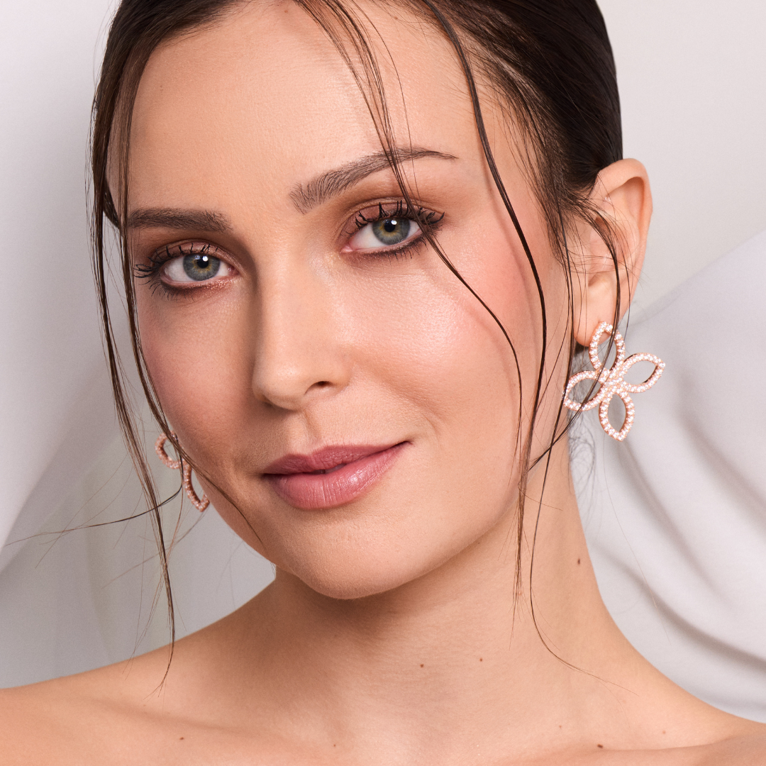 Flower of Life Creoles - WHITE