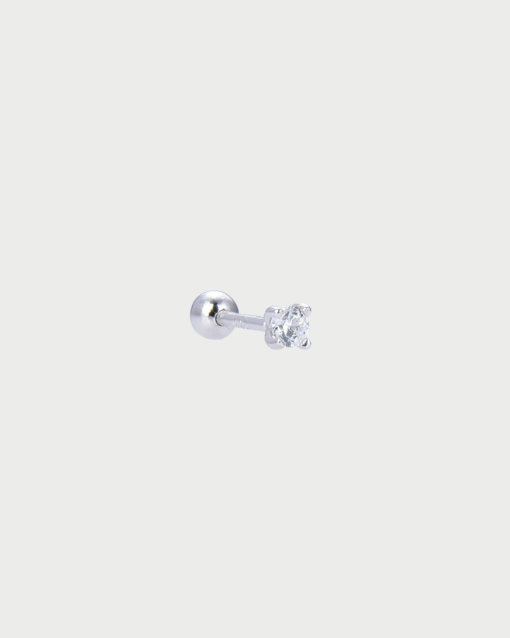 Piercing simple Intemporel - BLANC