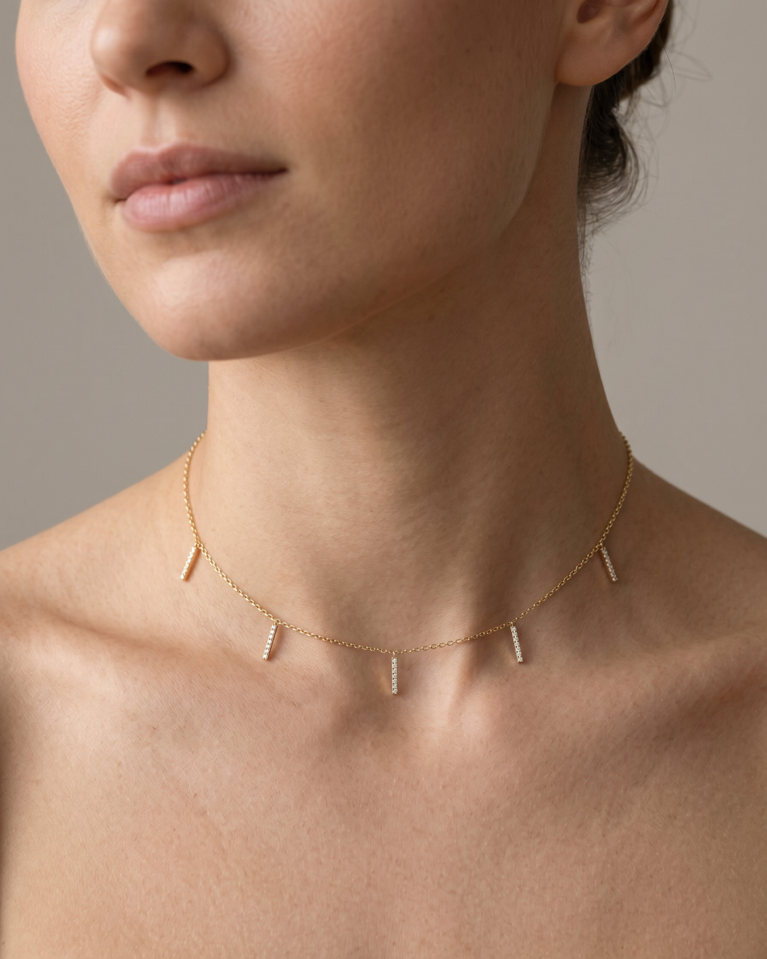 Choker barrette - DORÉ