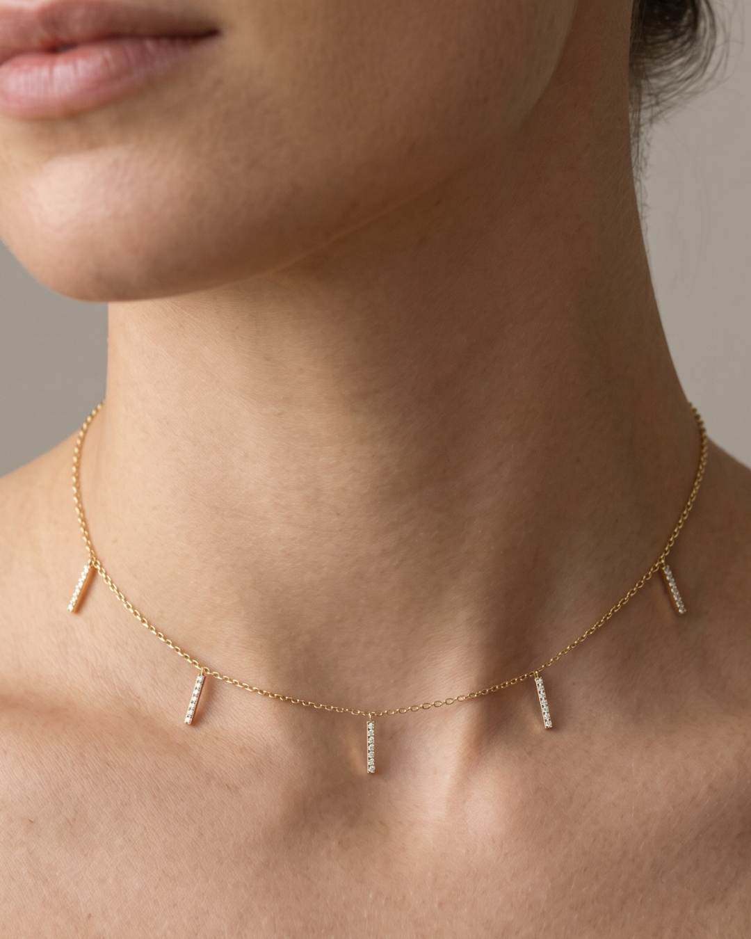 Choker barrette - DORÉ