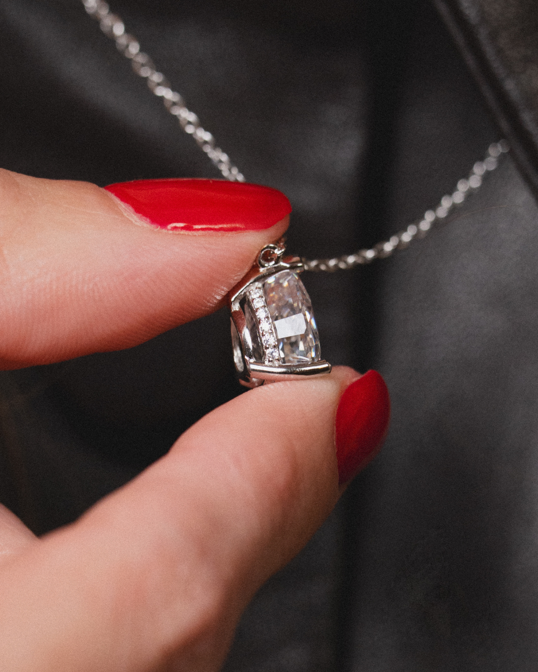 Collier chaîne Éclat XL - BLANC