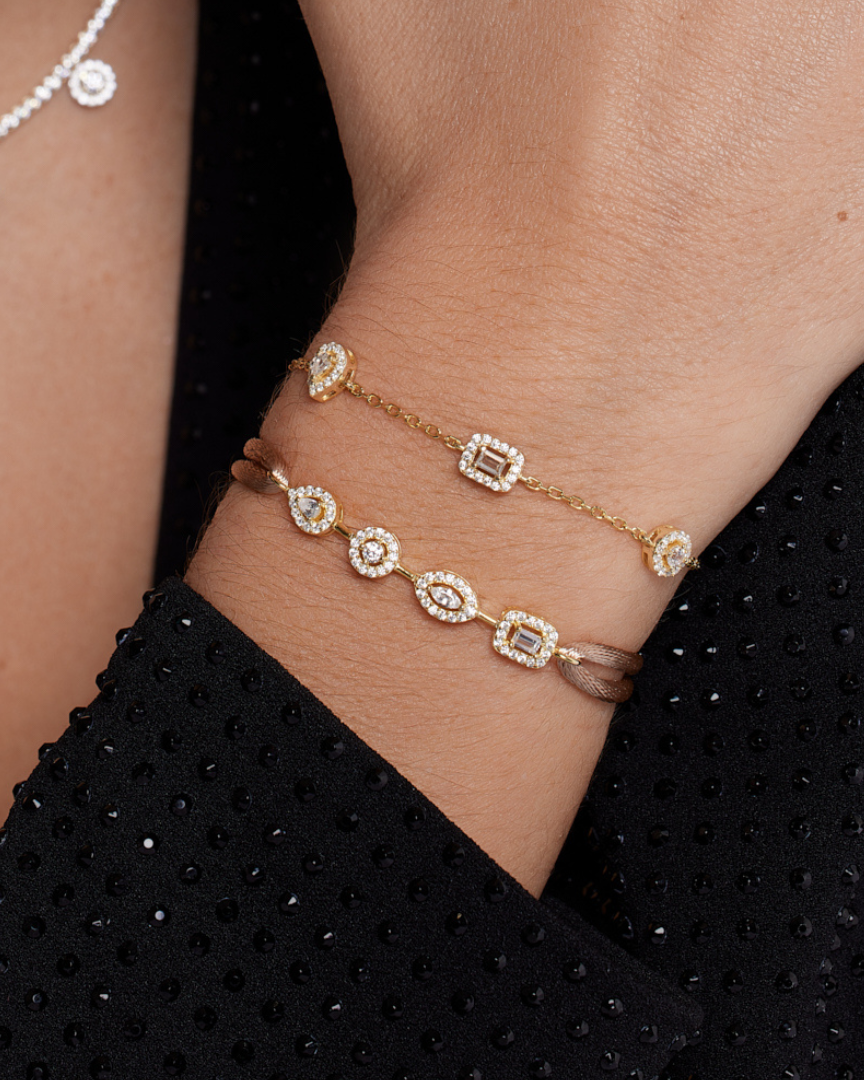 Bracelet cordon Gabriella - DORÉ