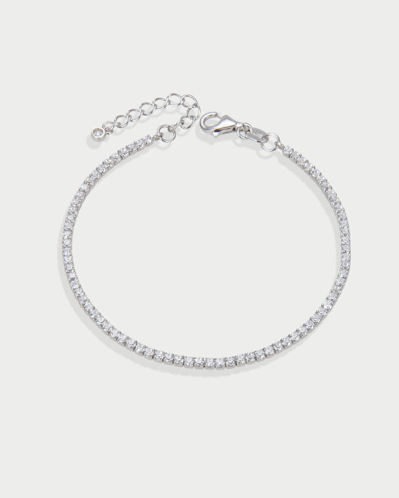 Timeless tennis bracelet - WHITE