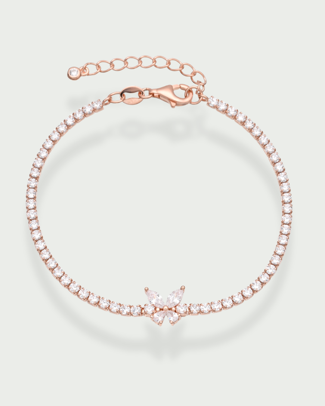 Bracelet rivière Papillon – ROSE