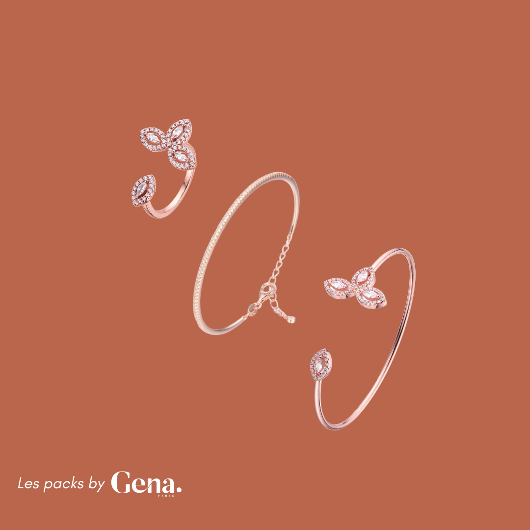 Flower of Life bangle pack - PINK