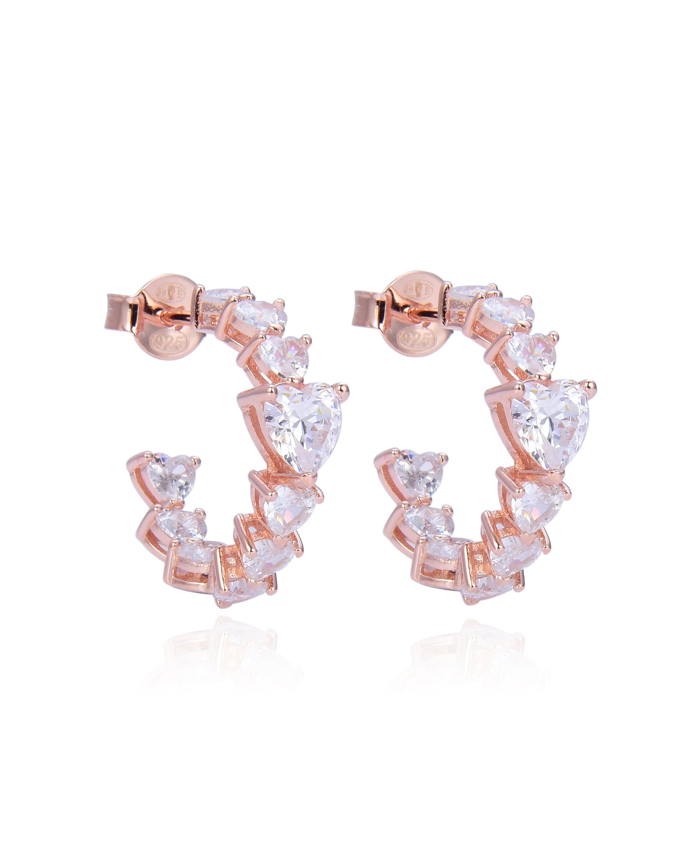 Créoles My Glow Coeur - ROSE