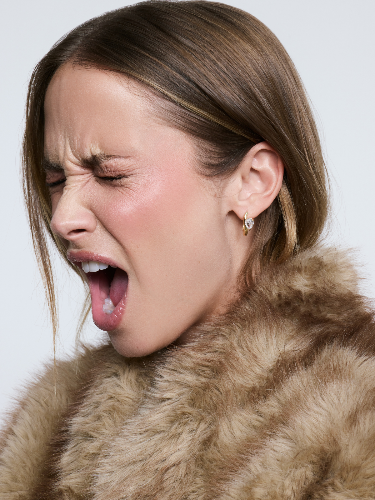 Boucles d'oreilles Signature - BLANC