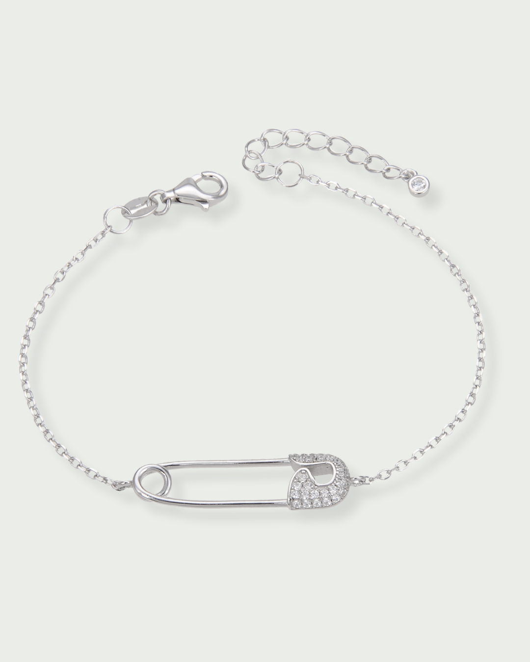 Paperclip Bracelet - WHITE