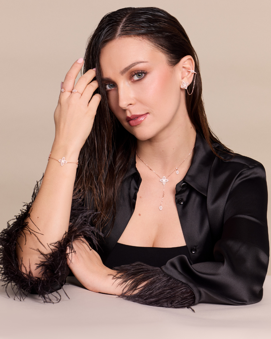 Mono boucle Fleur Éternelle - DORÉ