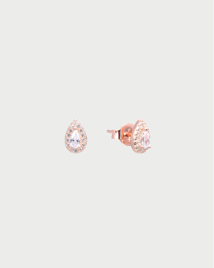 Puces XS Infini Poire - ROSE