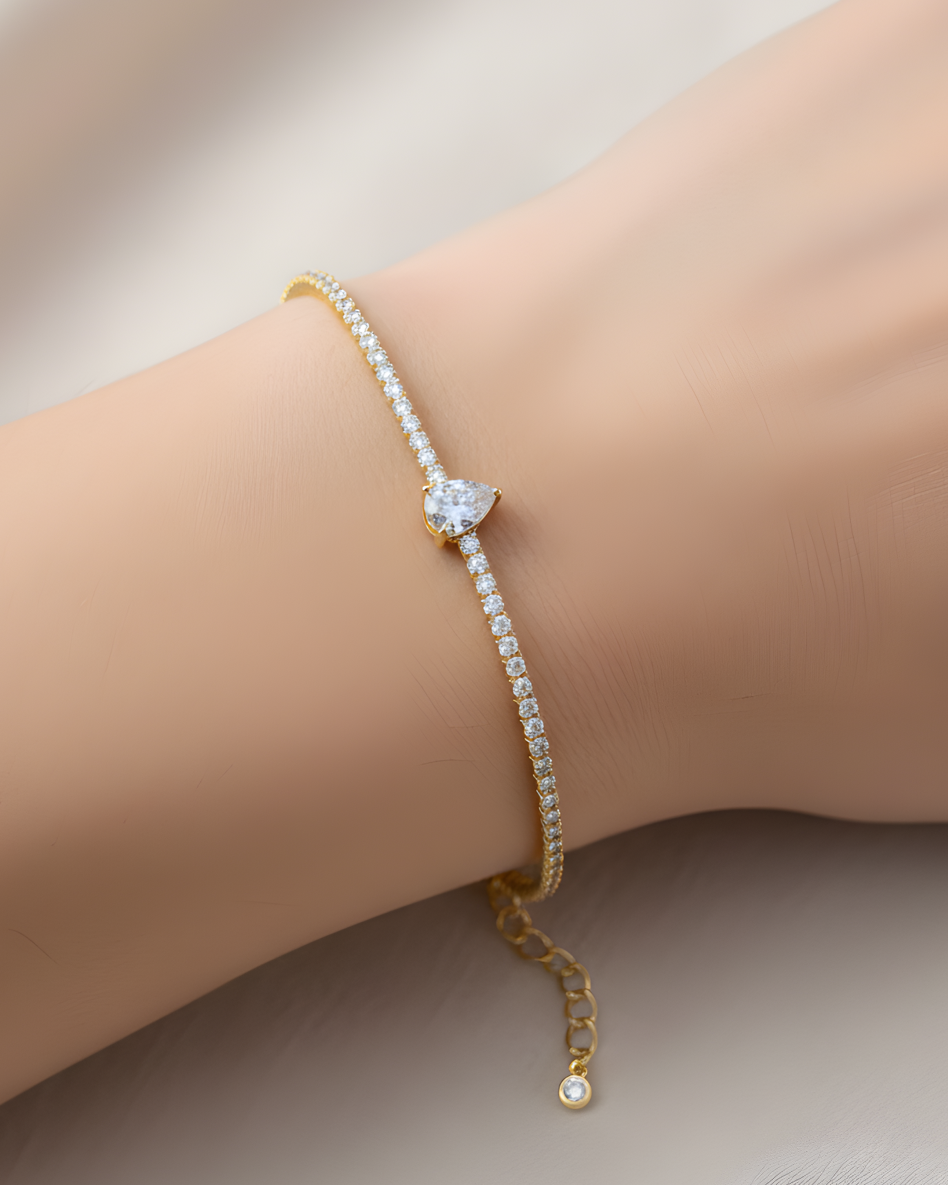 Bracelet tennis Éclat - DORÉ