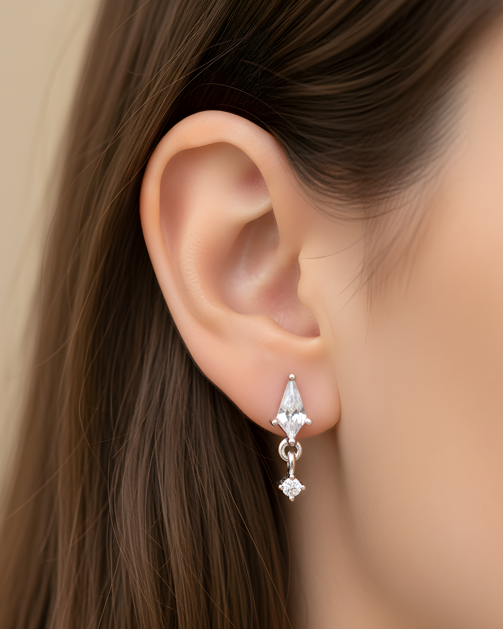 Puces Éclat Suspendu - BLANC