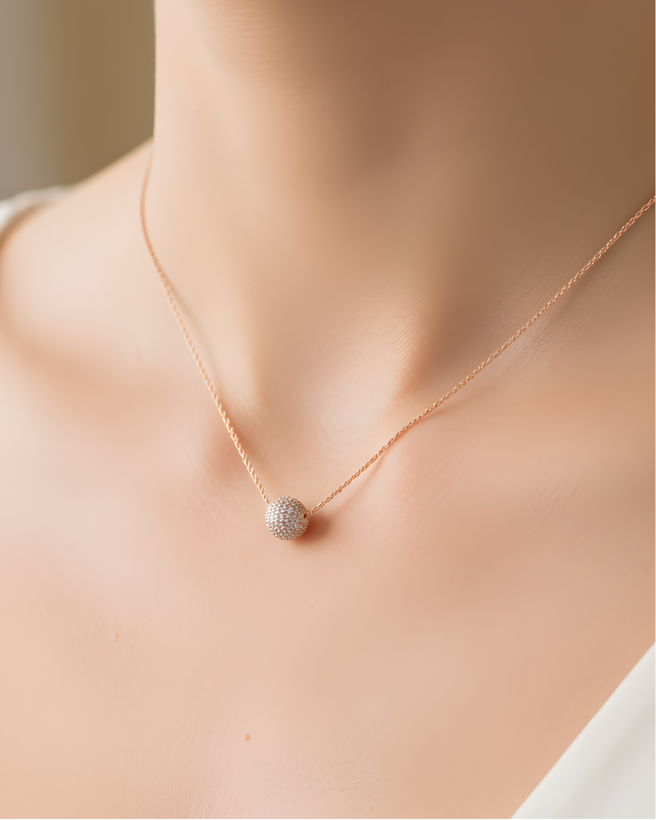 Collier Atlas - ROSE