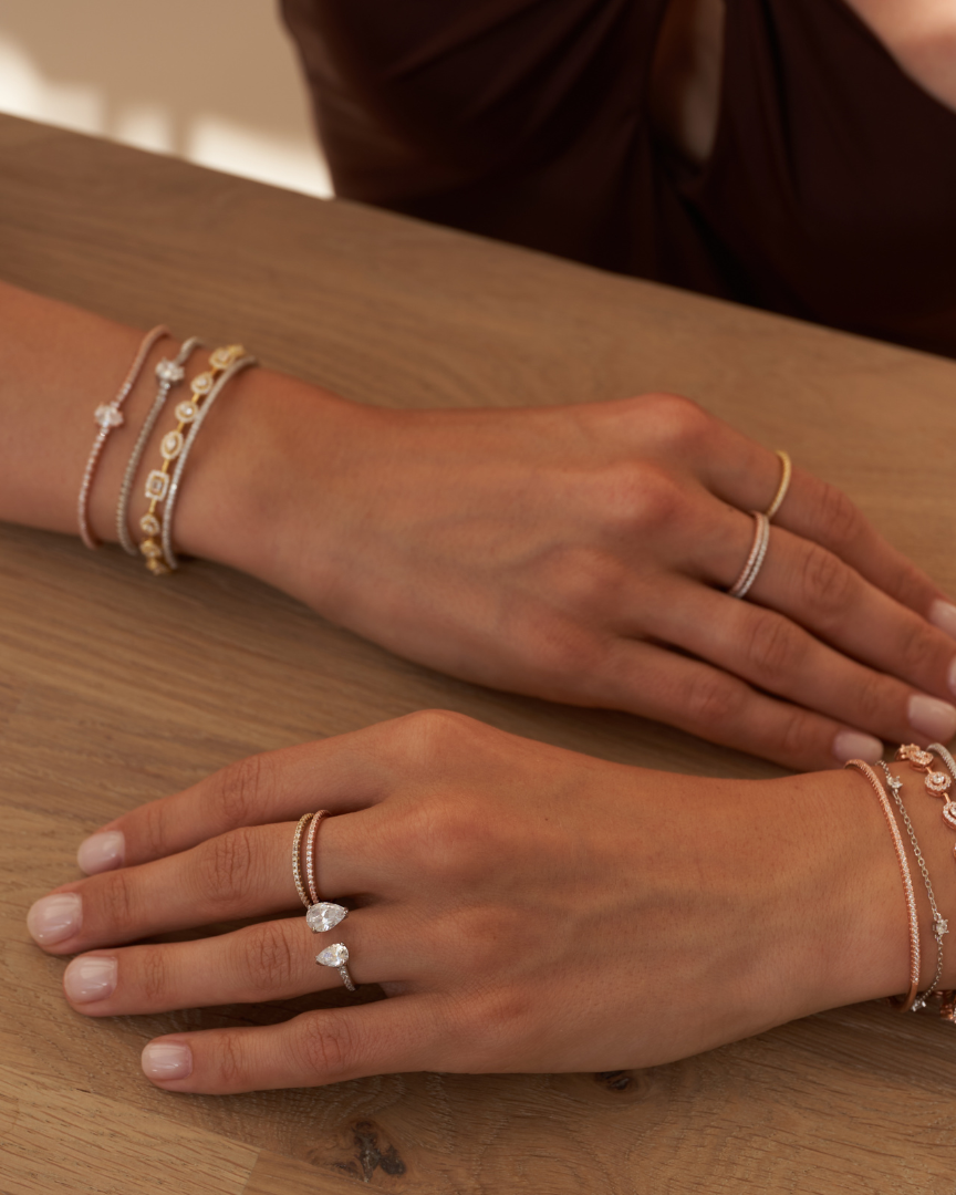 Bracelet tennis Éclat - DORÉ