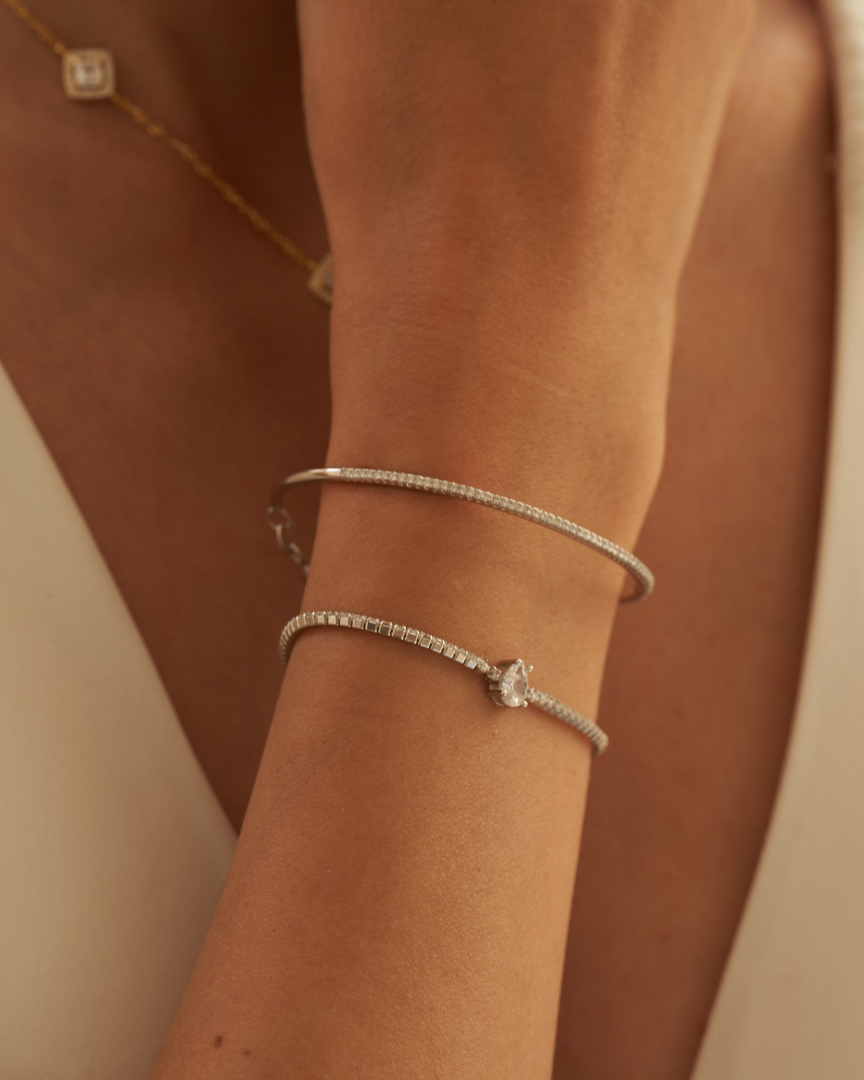 Bracelet tennis Éclat - DORÉ