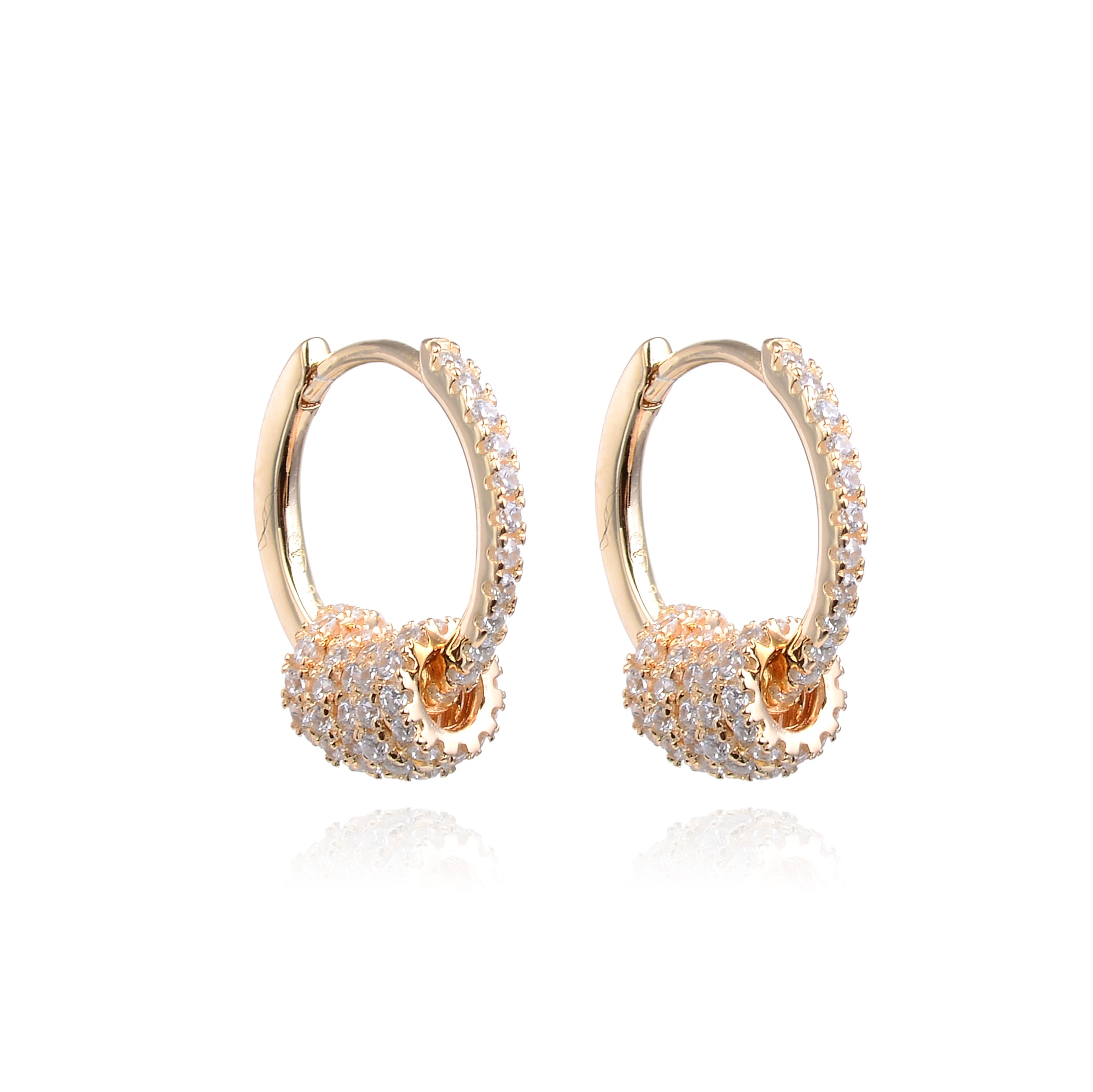 Boucles d'oreilles multi-anneaux fermoir créole My Glow - DORÉ – Gena  Jewelry