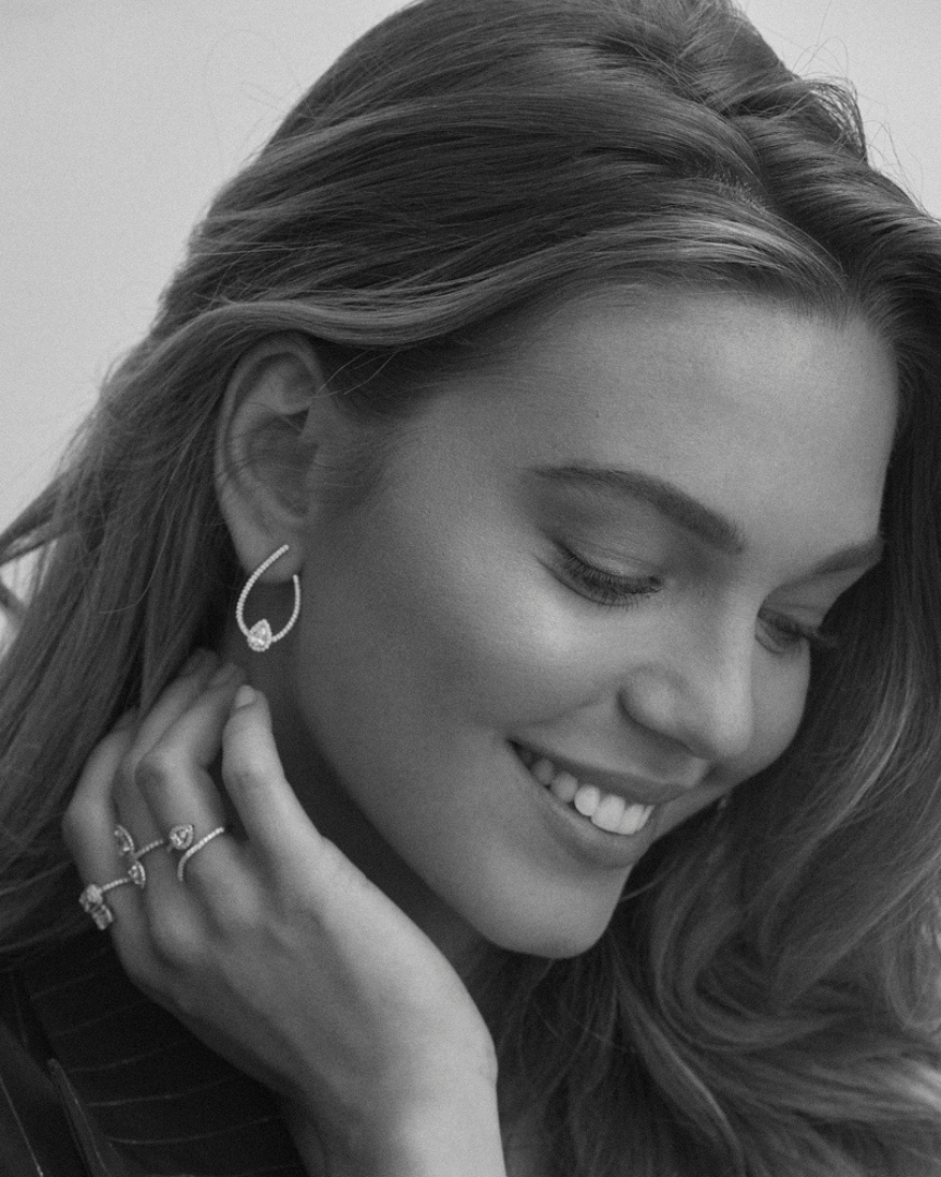 Créoles goutte Gala - ROSE