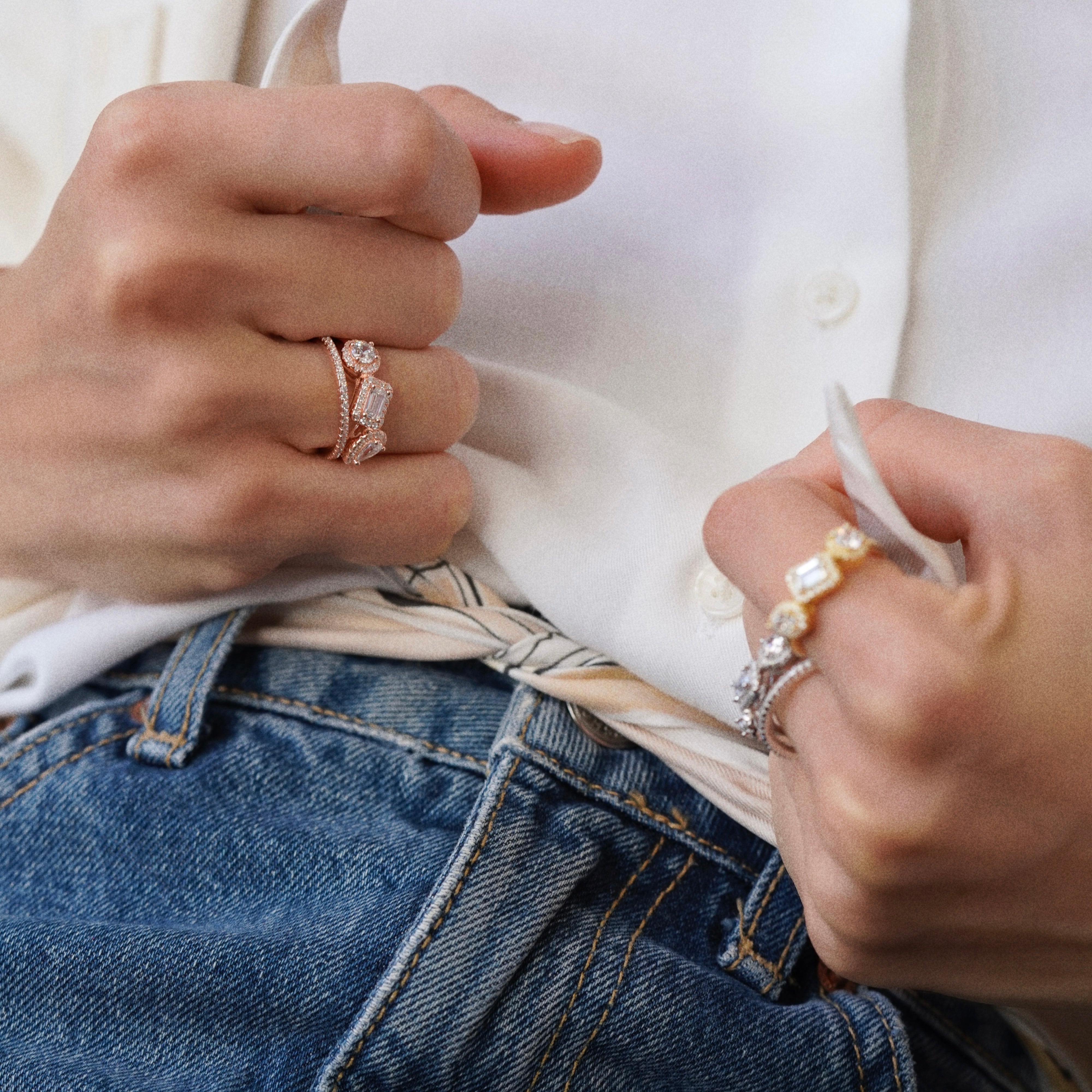 Bague anneau Intemporel - ROSE