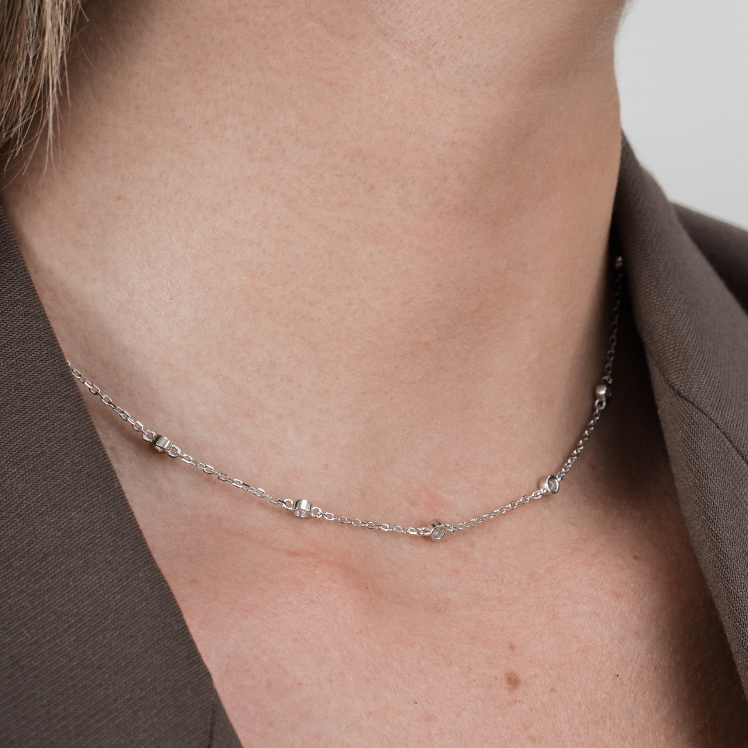 Collier pur Intemporel - ROSE