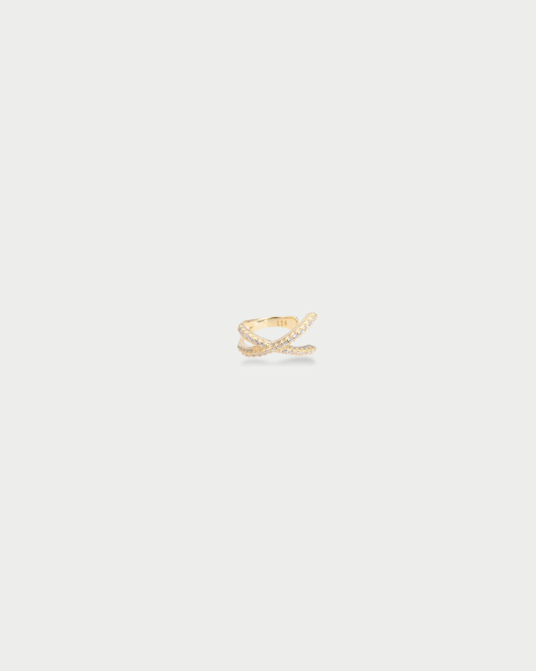 Earcuff croisé Intemporel - DORÉ