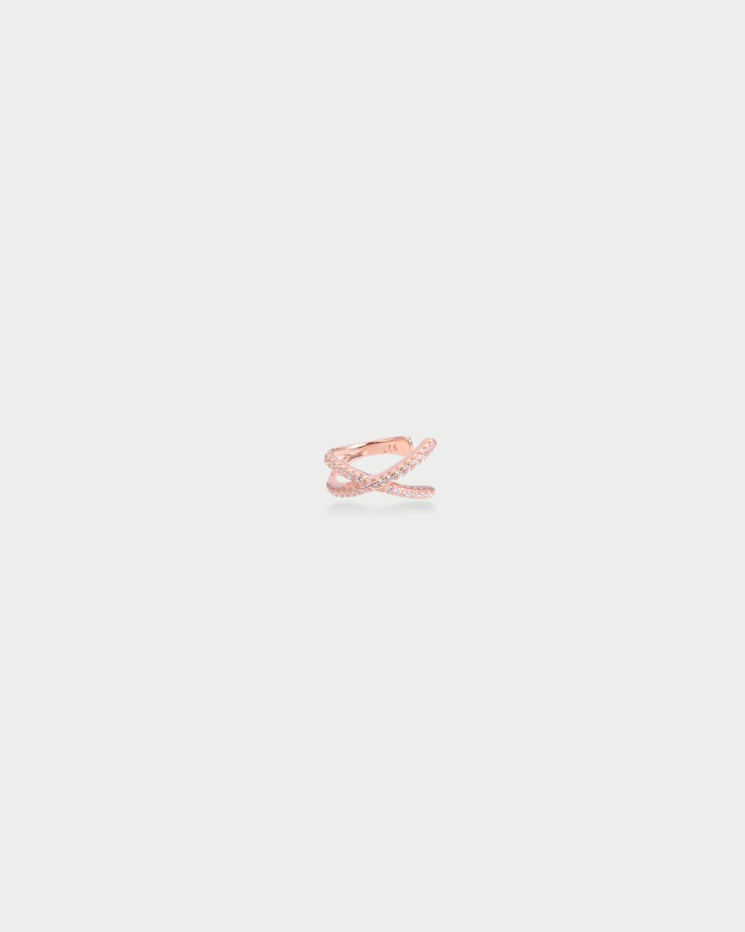 Earcuff croisé Intemporel - ROSE