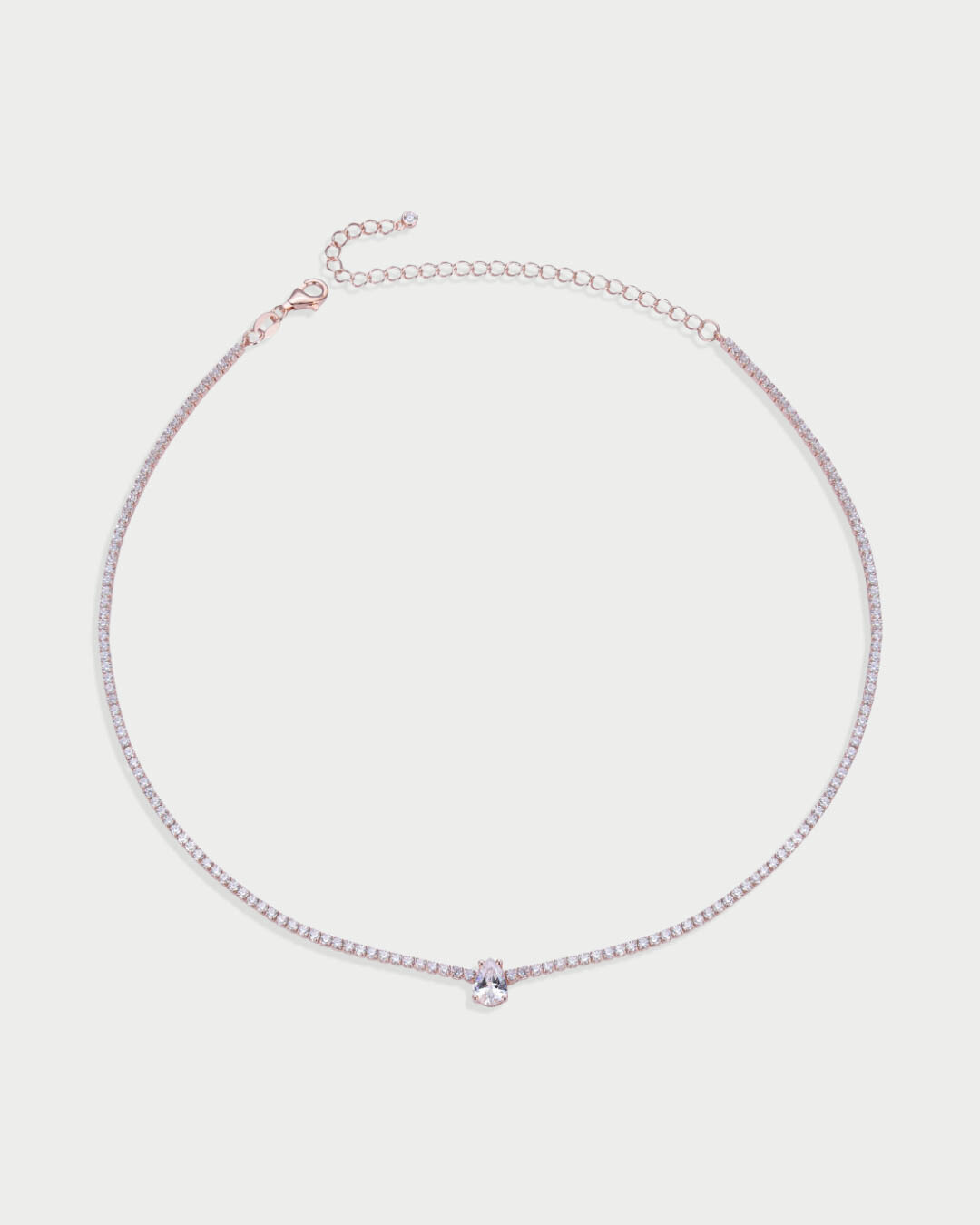 Choker tennis éclat - ROSE