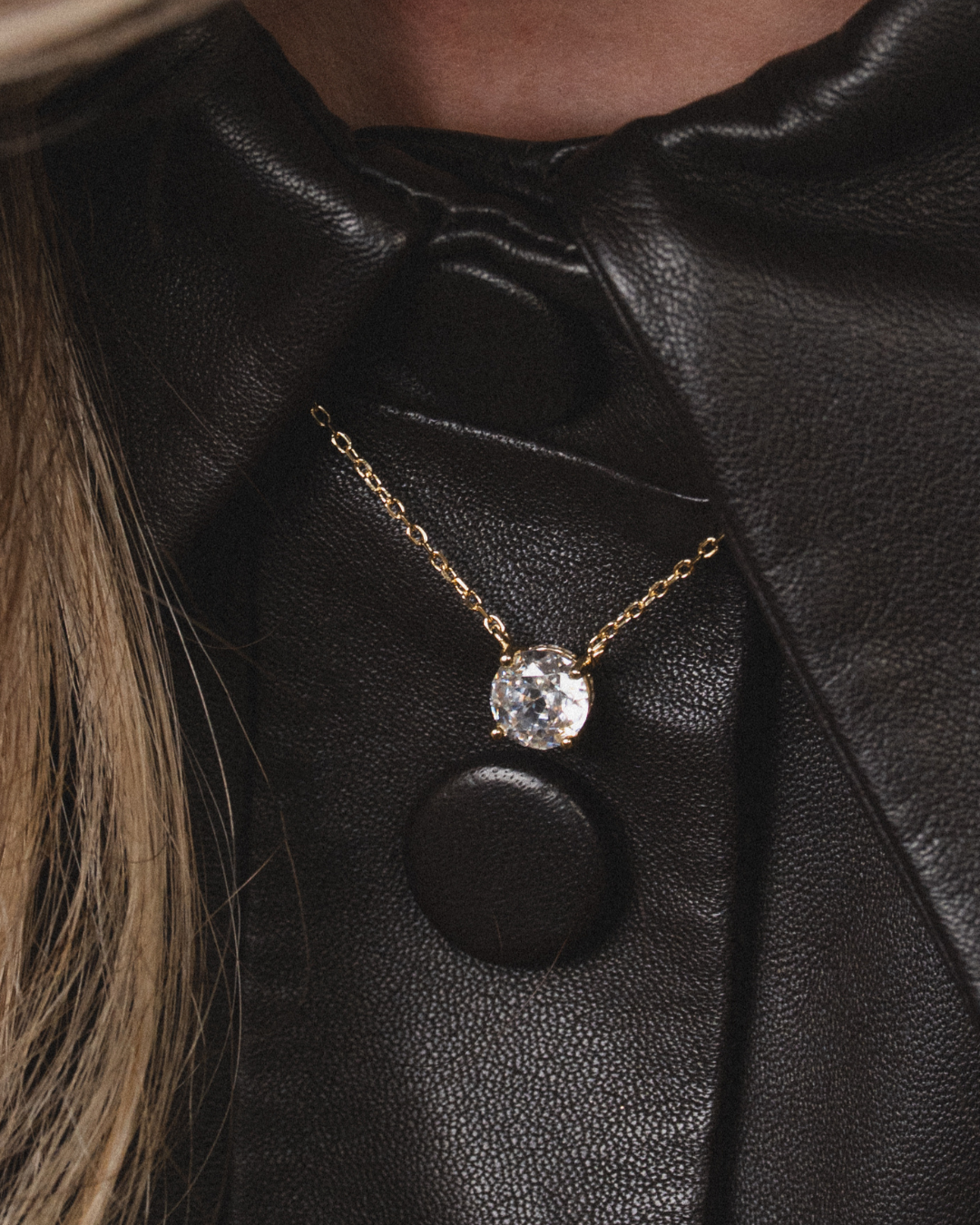 Collier chaîne intemporel XL - BLANC