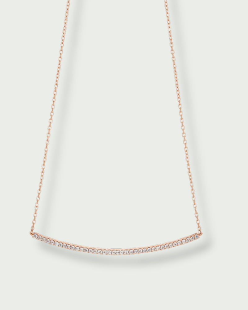 Collier courbe - ROSE
