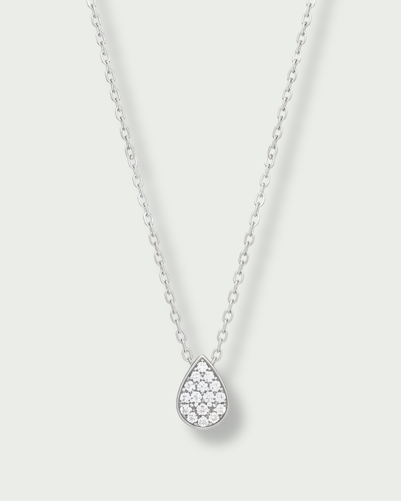 Collier Pear shine - BLANC