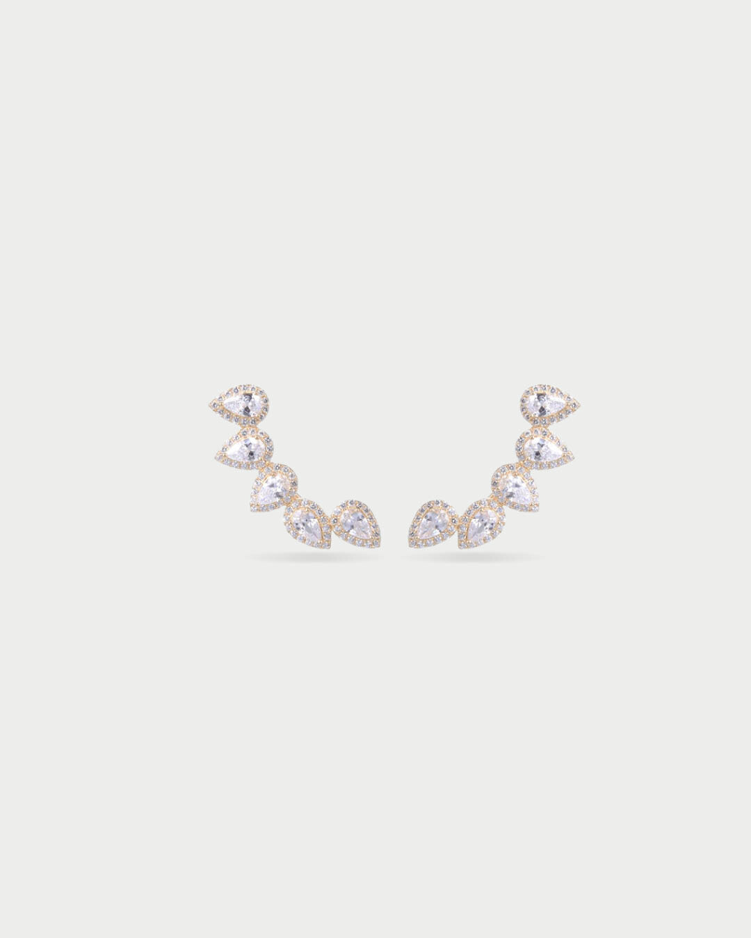 Boucles d'oreilles cinq poires Gala - DORÉ