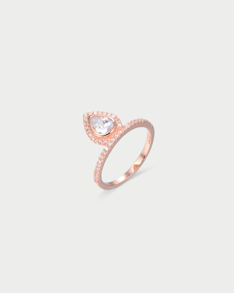 Bague poire Gala - ROSE