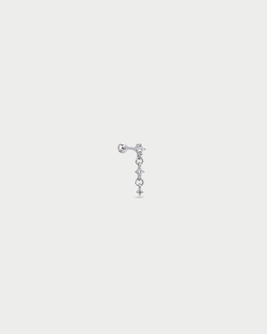 Piercing chaîne Céleste - BLANC