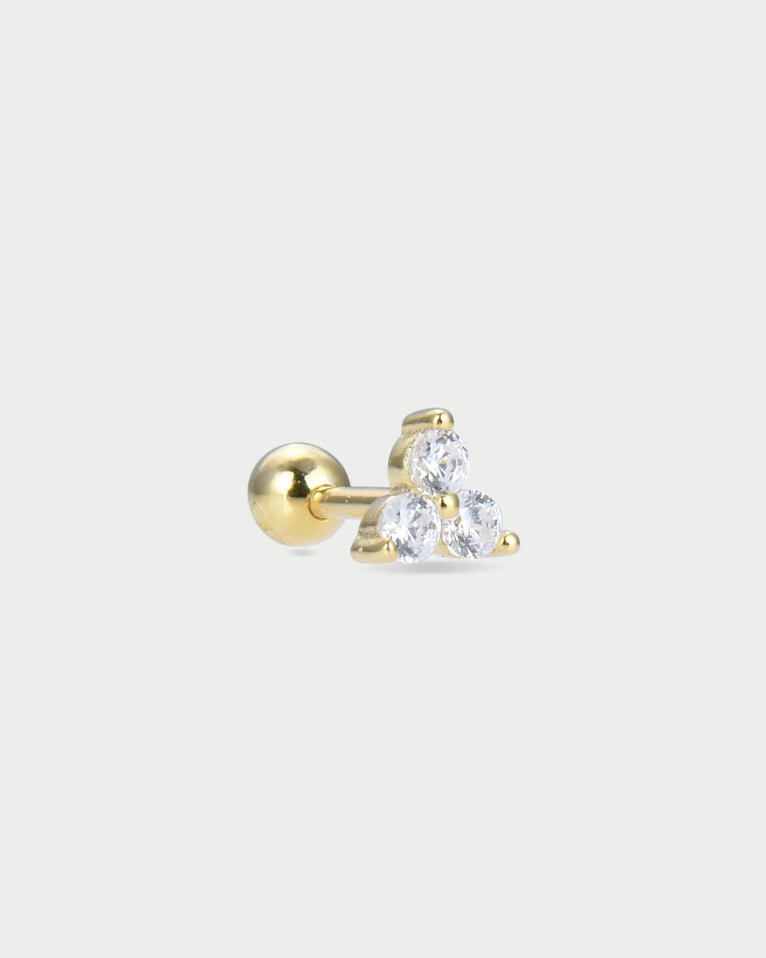 Timeless trio piercing - GOLD