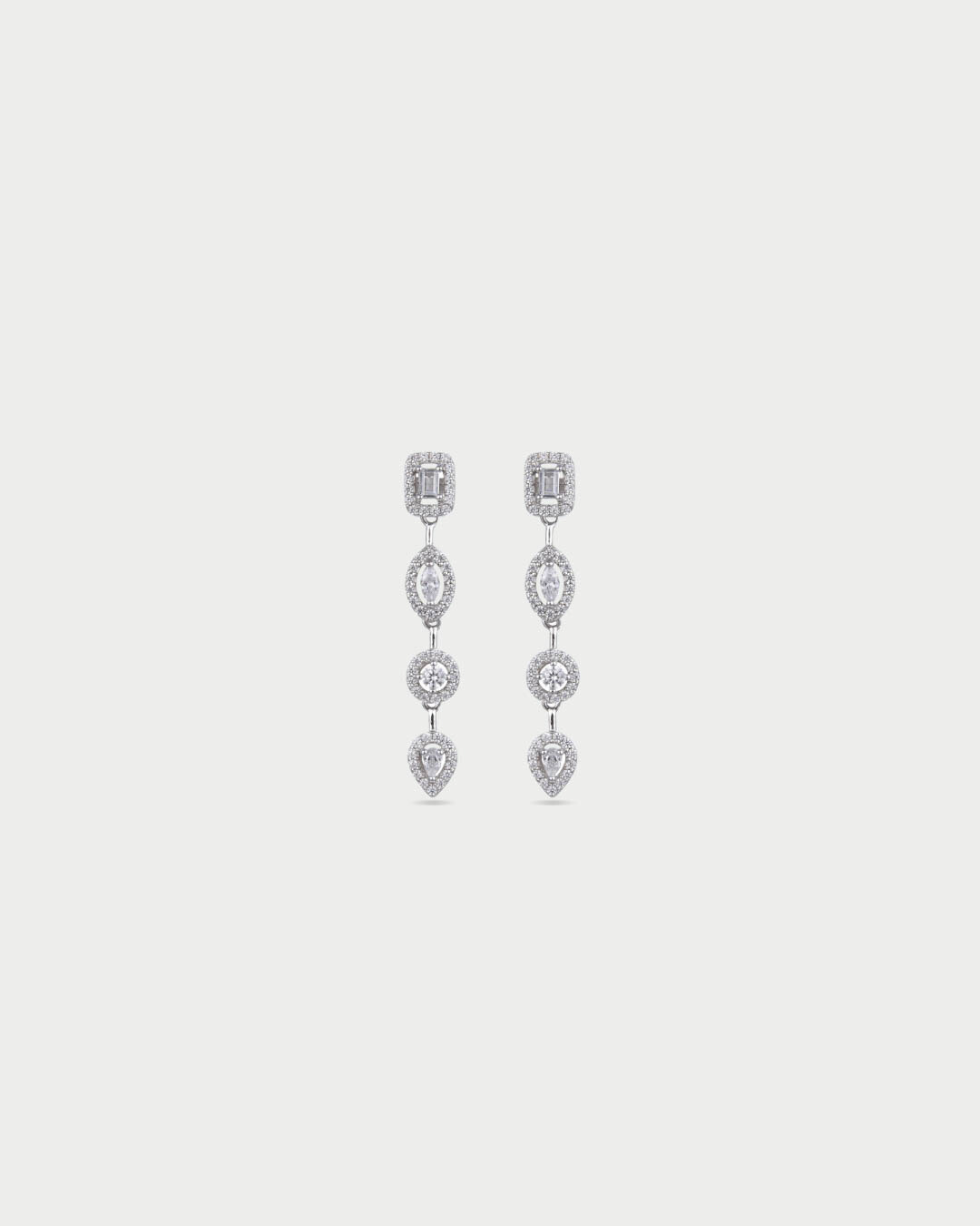 Boucles d'oreilles Gabriella - BLANC