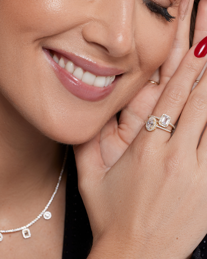Bague ovale Infini Rond - ROSE