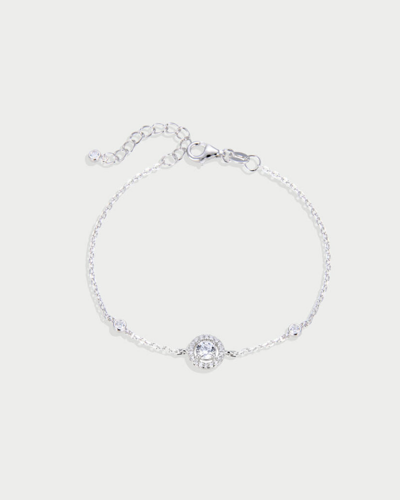 Round Infinity Bracelet - WHITE