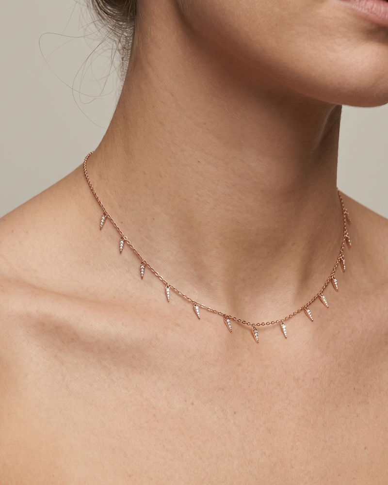 Collier cascade - ROSE