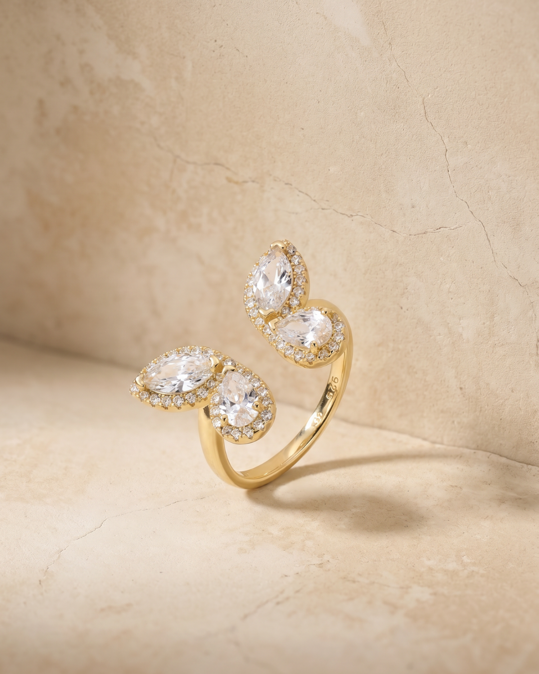 Bague toi&moi Papillon – DORÉ
