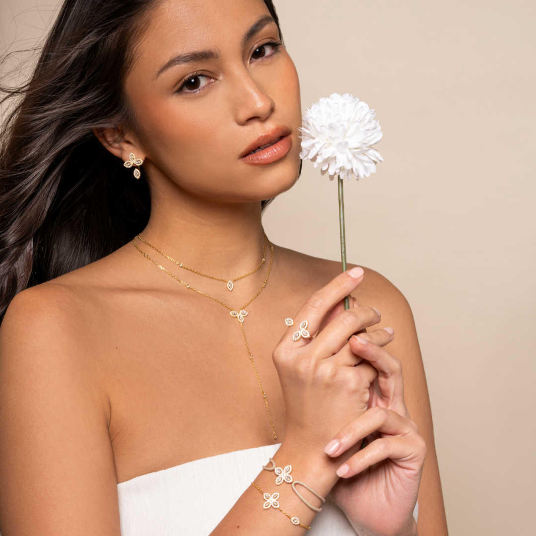 Bague Fleur de vie - BLANC