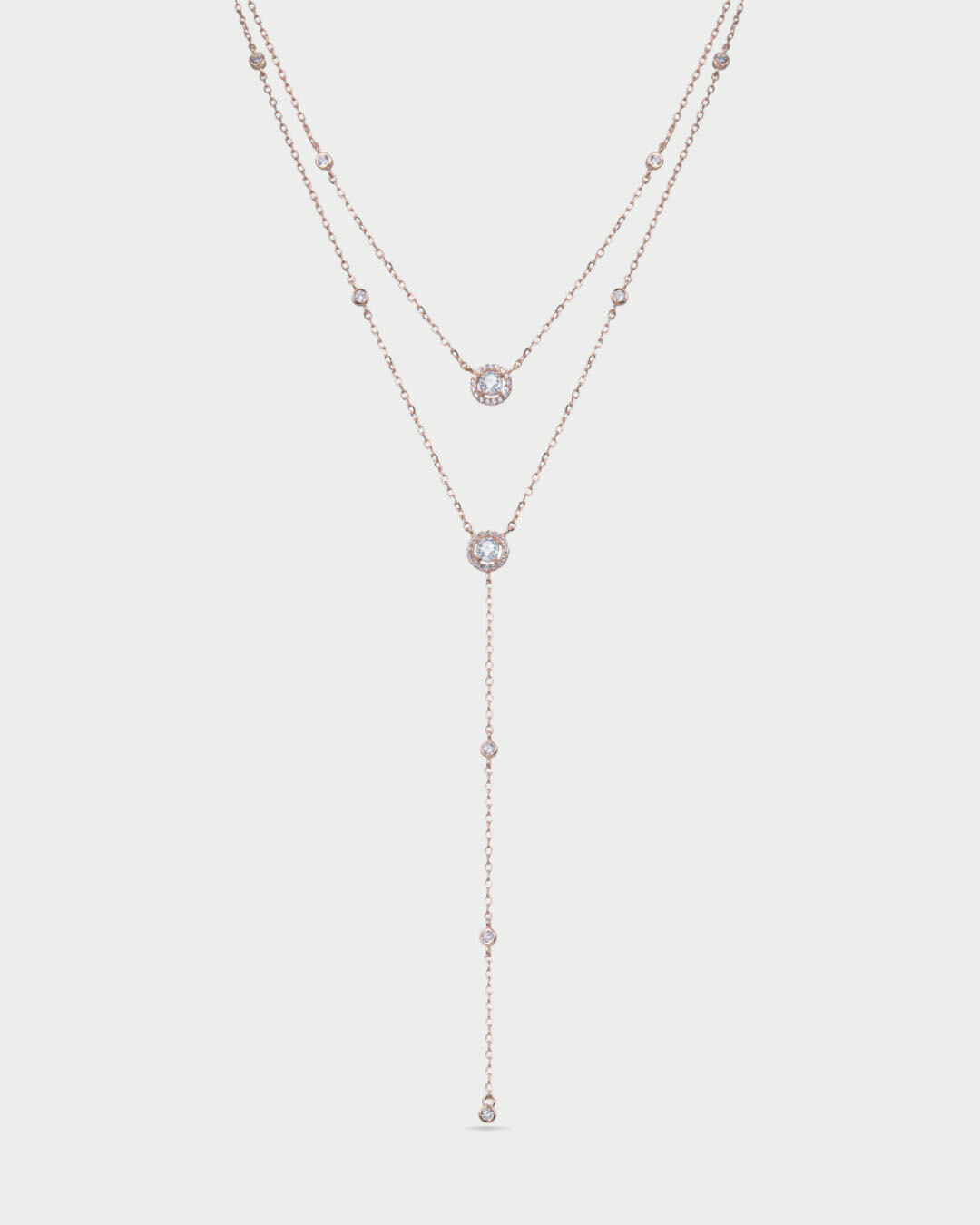 Sautoir double Infini Rond - ROSE
