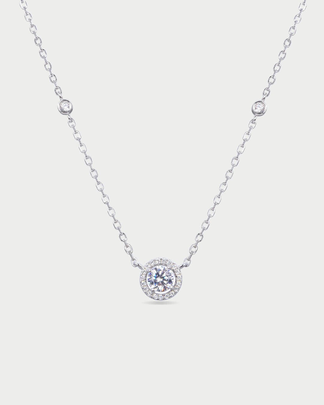 Collier Infini Rond - BLANC