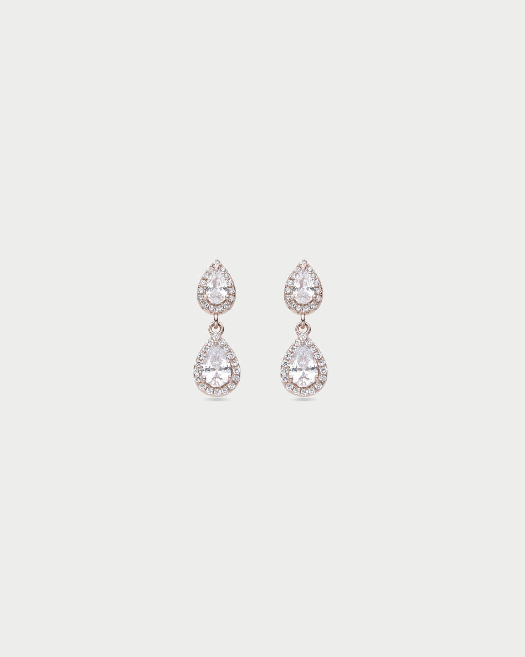 Puces double Infini Poire - ROSE