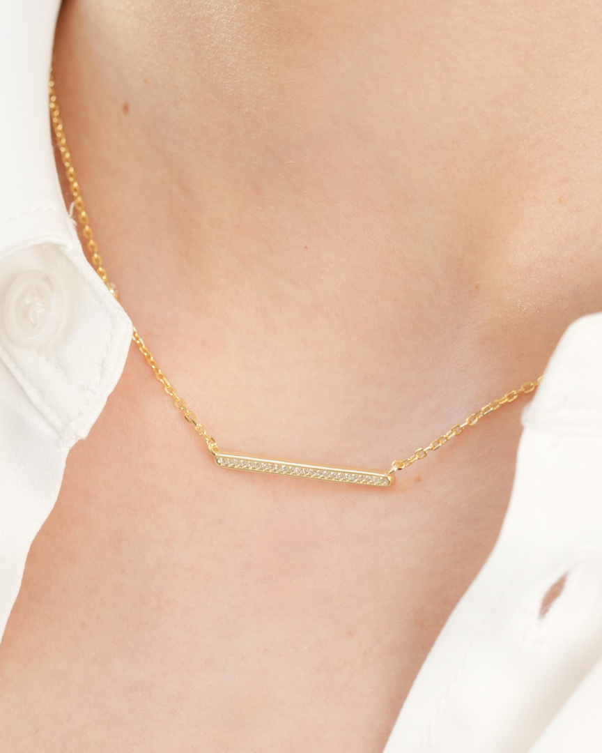 Timeless barrette necklace - GOLD