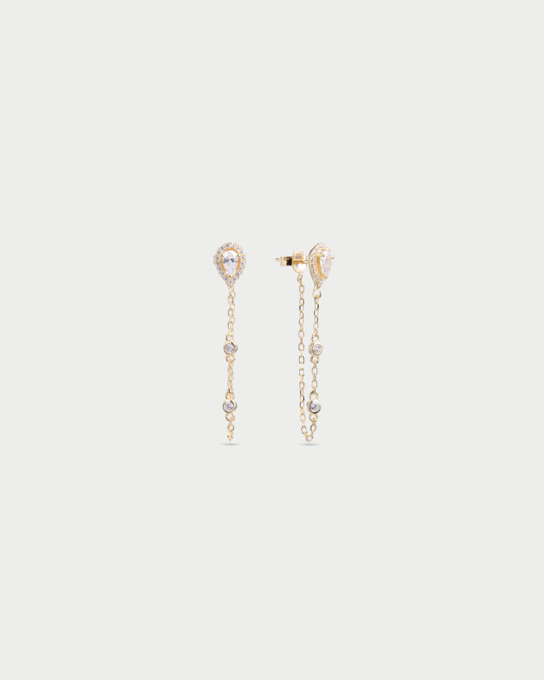 Boucles d'oreilles pur Infini Poire - DORÉ