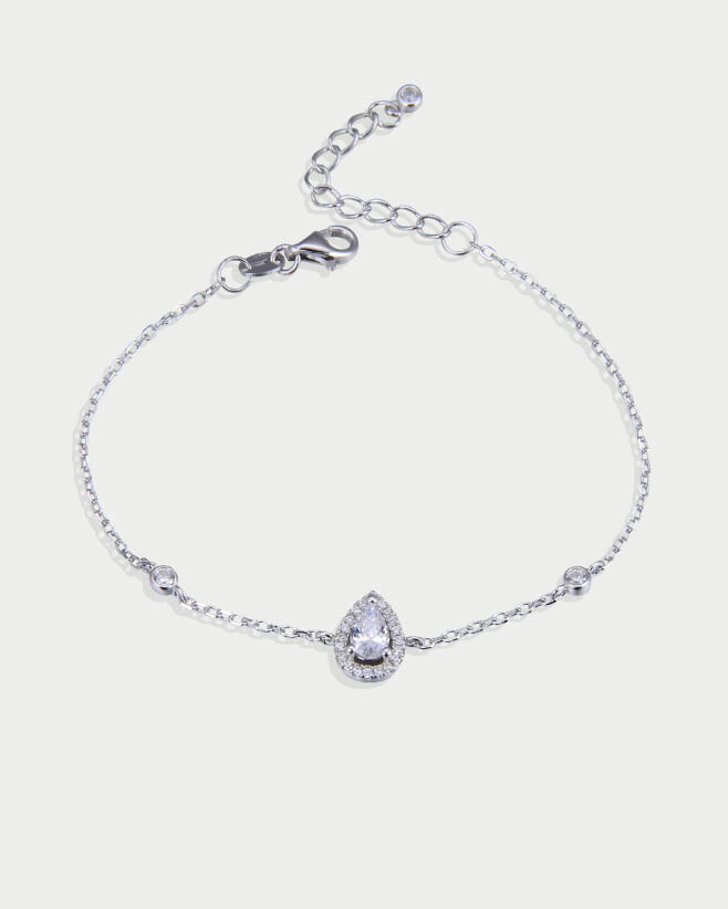 Infinity Pear Bracelet - WHITE