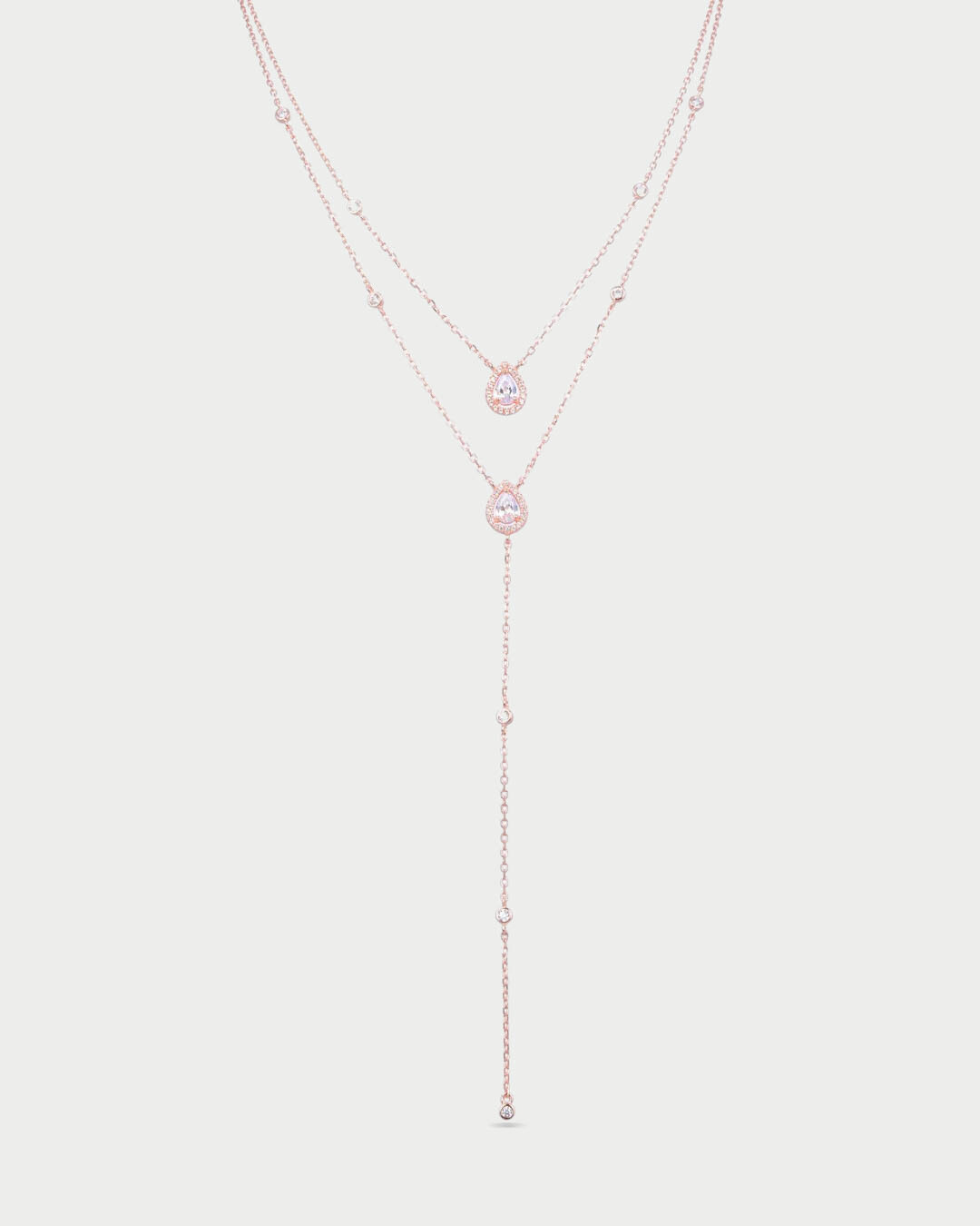 Sautoir double Infini Poire - ROSE
